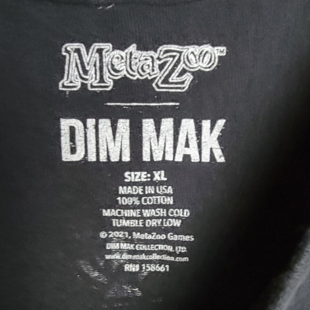 Metazoo Dim Mak Black Piasa Bird Graphic T-Shirt Men's XL - Picture 6 of 7
